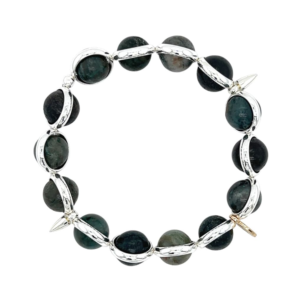 BRETT LAUREN Bracelets Bloodstone Gemstone Bead Bracelet
