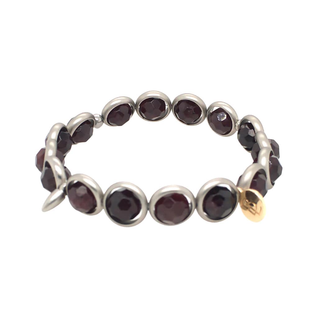 BRETT LAUREN Bracelets Garnet Gemstone Bead Bracelet