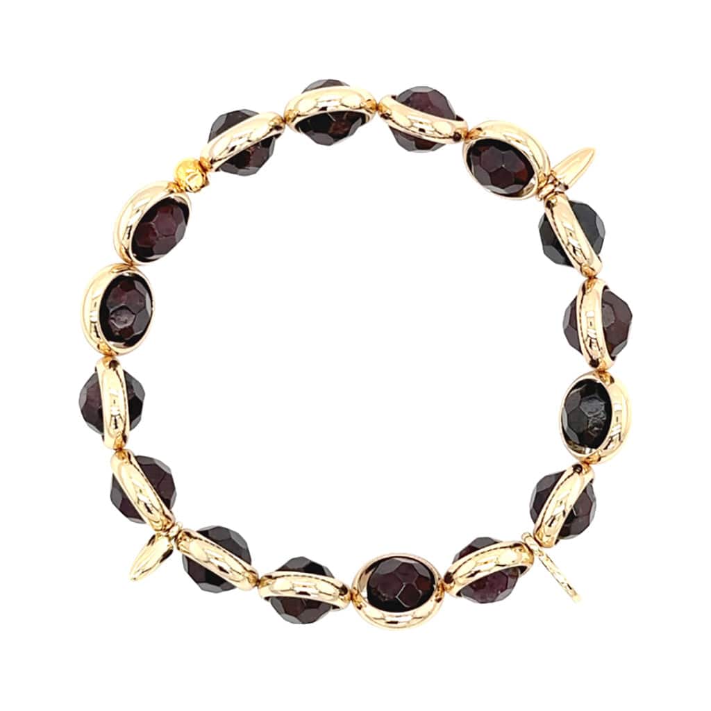 BRETT LAUREN Bracelets Garnet Gemstone Bead Bracelet