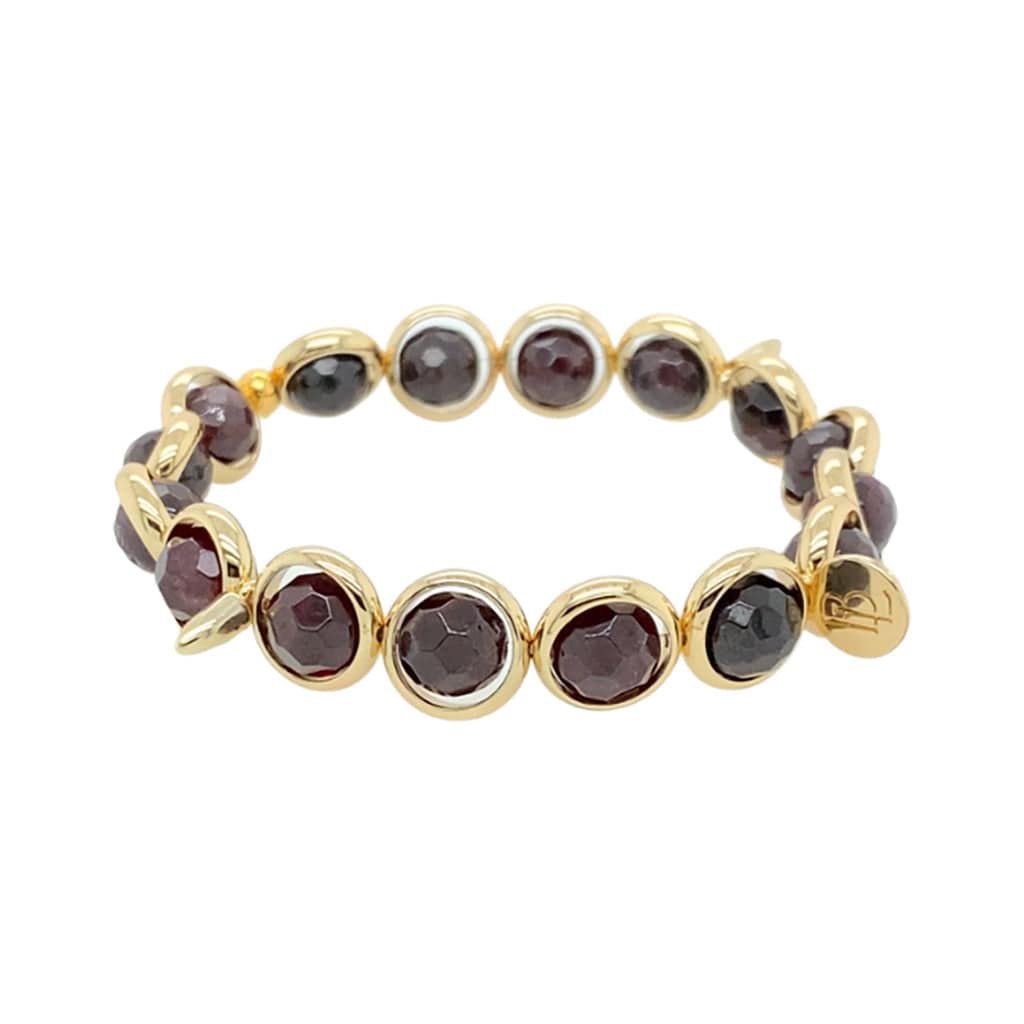 BRETT LAUREN Bracelets Garnet Gemstone Bead Bracelet