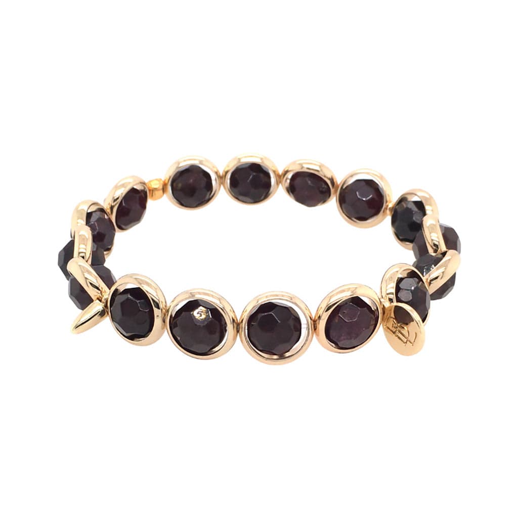 BRETT LAUREN Bracelets Garnet Gemstone Bead Bracelet