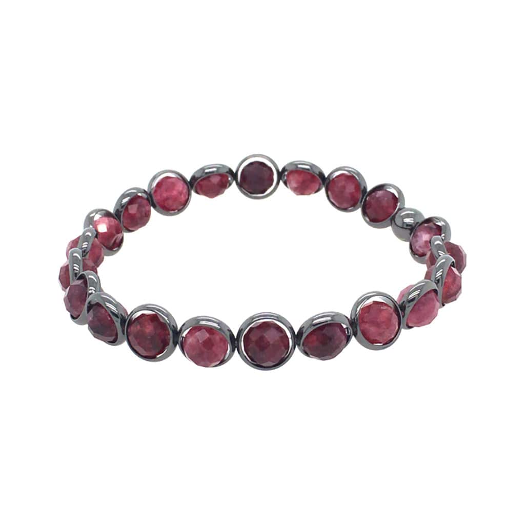 BRETT LAUREN Bracelets Garnet Jade Mini Gemstone Bead Bracelet (website only)