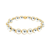 BRETT LAUREN Bracelets Gold / S/M Natalie Gold and Silver Mini Bead Bracelet (website only) 6 mm