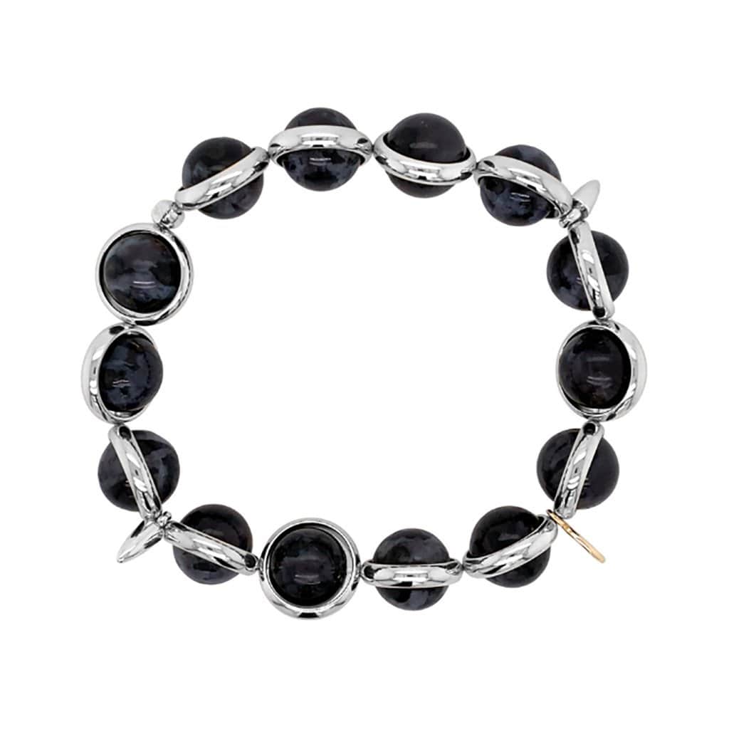 BRETT LAUREN Bracelets Indigo Gabbro Gemstone Bead Bracelet