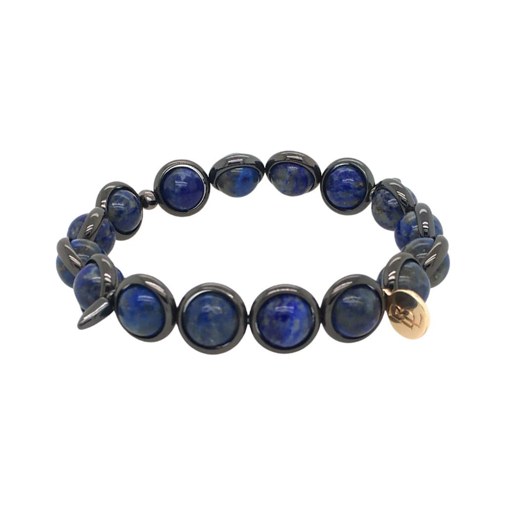 BRETT LAUREN Bracelets Lapis Gemstone Bead Bracelet