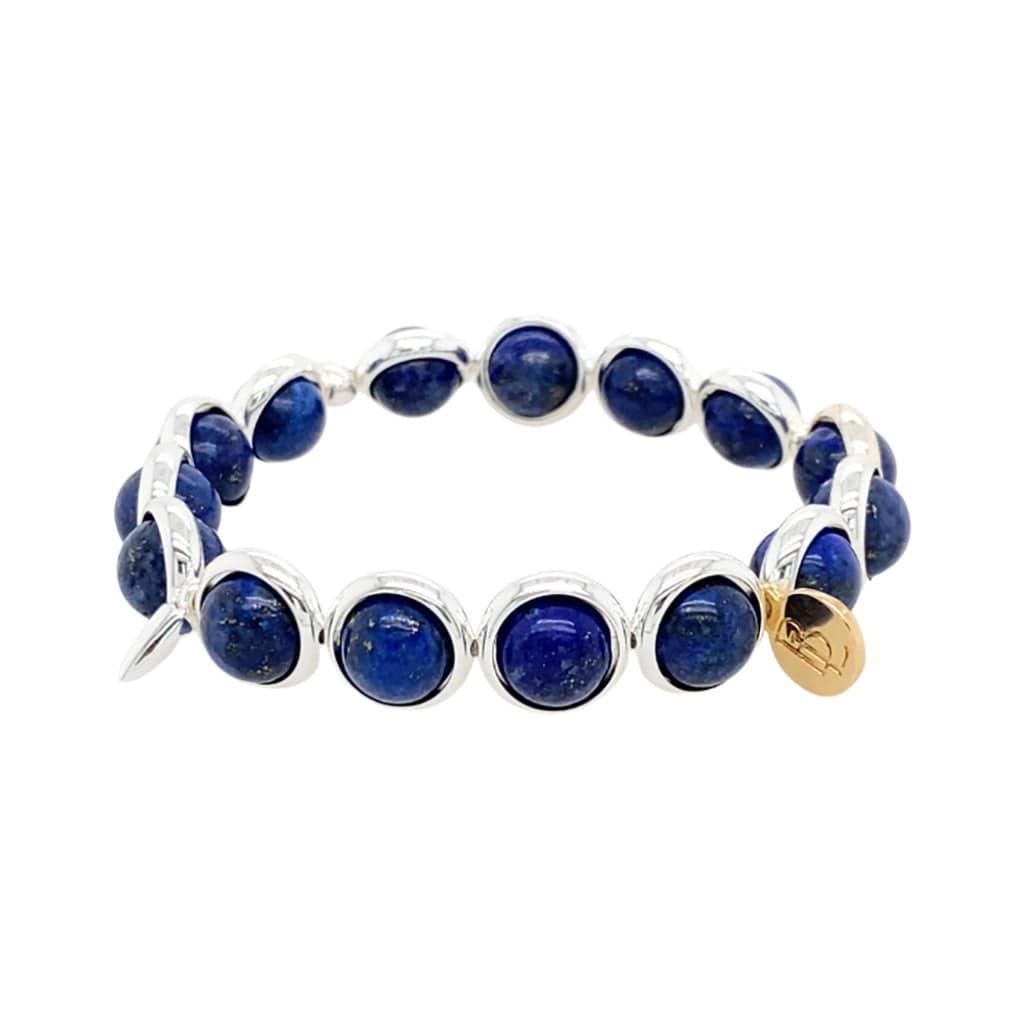 BRETT LAUREN Bracelets Lapis Gemstone Bead Bracelet