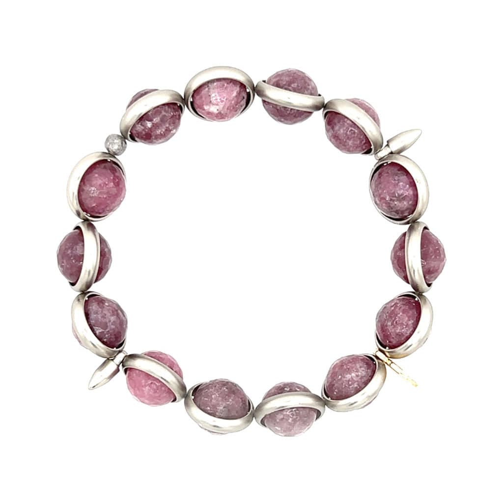 BRETT LAUREN Bracelets Lepidolite Gemstone Bead Bracelet
