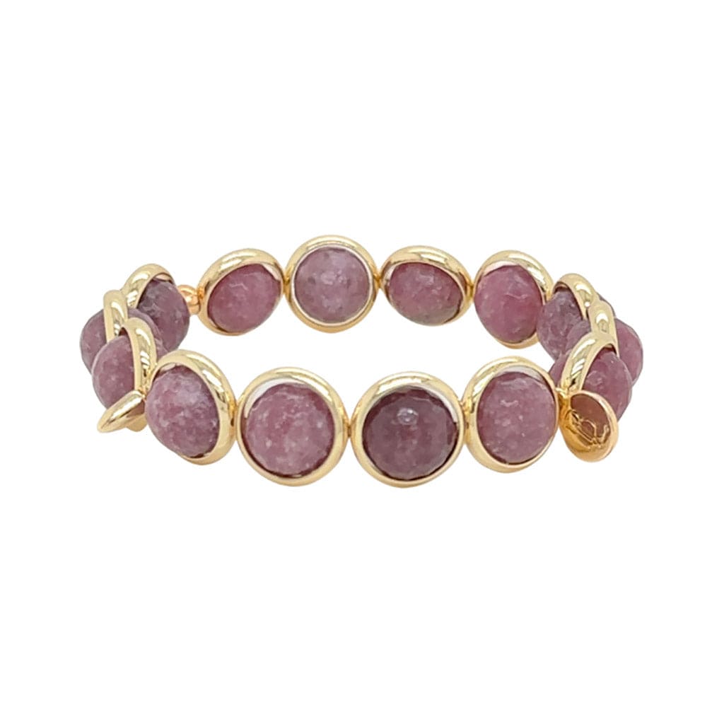 BRETT LAUREN Bracelets Lepidolite Gemstone Bead Bracelet