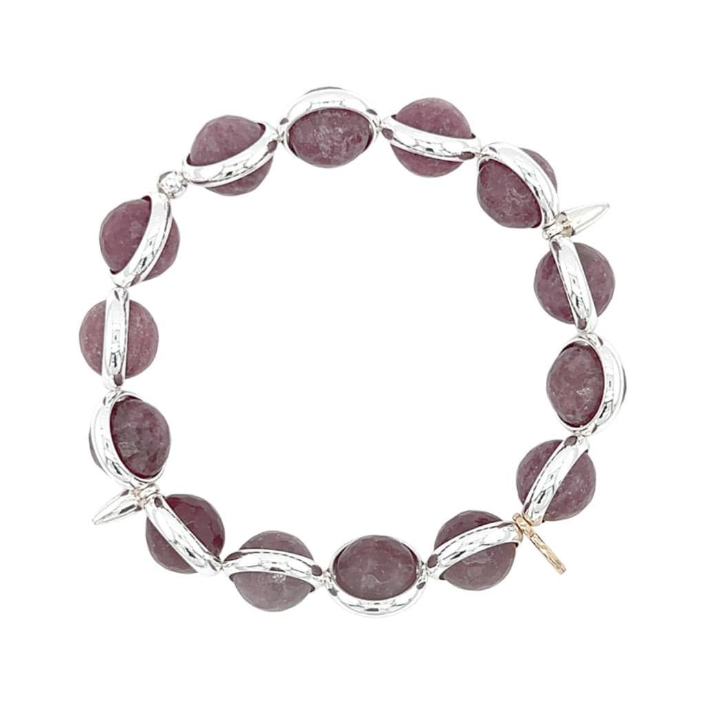 BRETT LAUREN Bracelets Lepidolite Gemstone Bead Bracelet