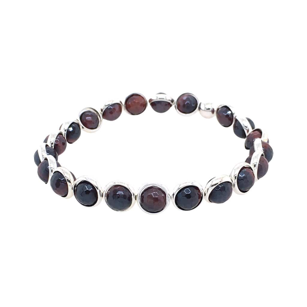 BRETT LAUREN Bracelets Mystic Garnet Jade Mini Gemstone Bead Bracelet (website only)