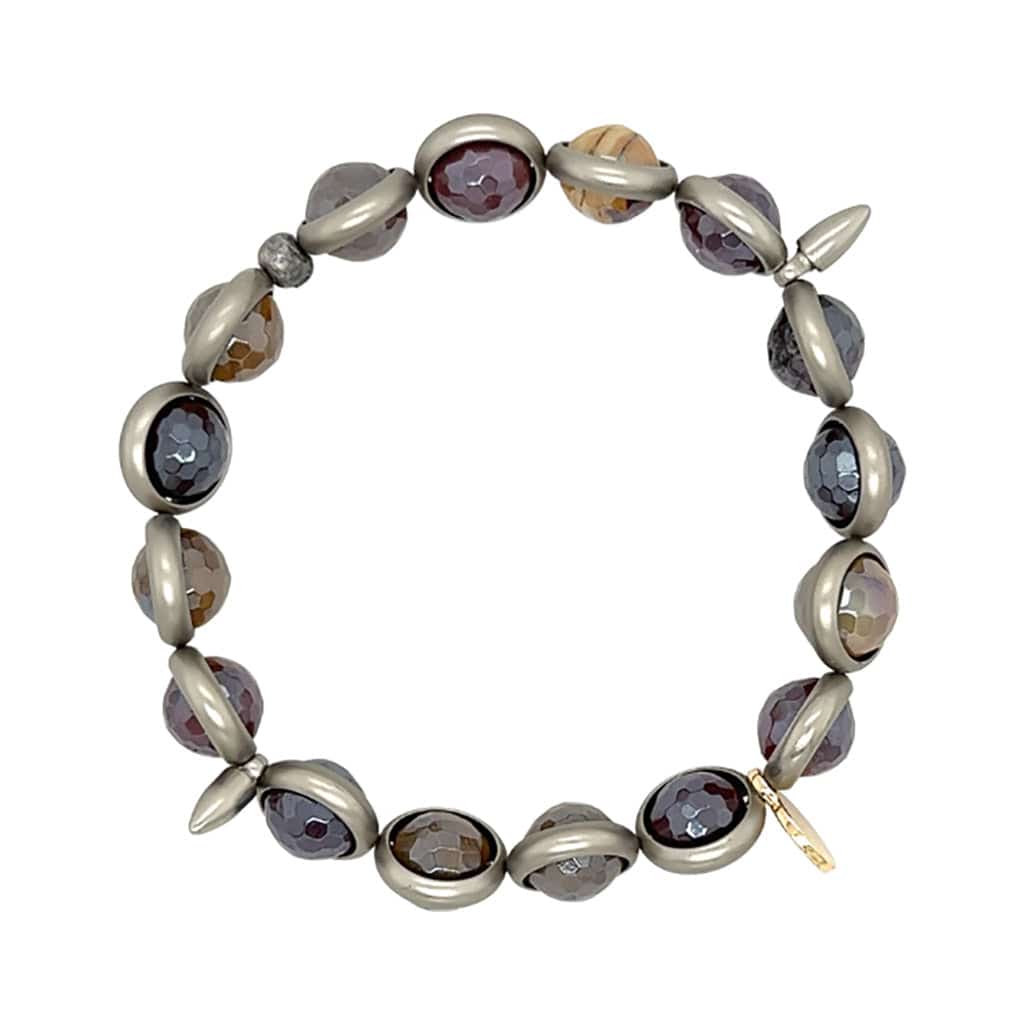 BRETT LAUREN Bracelets Mystic Mookaite Gemstone Bead Bracelet