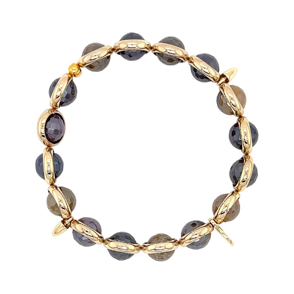 BRETT LAUREN Bracelets Mystic Mookaite Gemstone Bead Bracelet