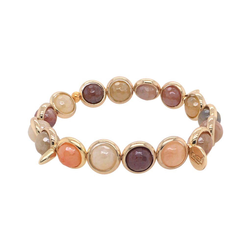 BRETT LAUREN Bracelets Mystic Rutilated Quartz Gemstone Bead Bracelet