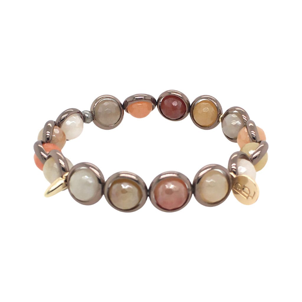 BRETT LAUREN Bracelets Mystic Rutilated Quartz Gemstone Bead Bracelet