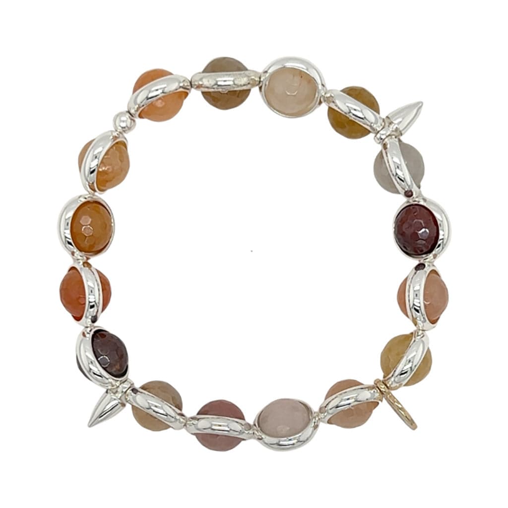 BRETT LAUREN Bracelets Mystic Rutilated Quartz Gemstone Bead Bracelet