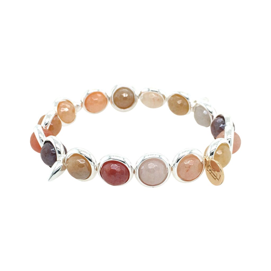 BRETT LAUREN Bracelets Mystic Rutilated Quartz Gemstone Bead Bracelet