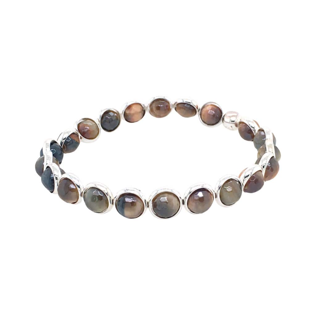 BRETT LAUREN Bracelets Mystic Tiger Eye Mini Gemstone Bead Bracelet (website only)