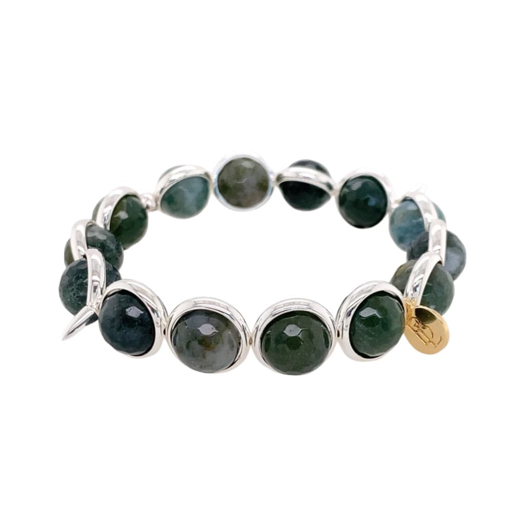BRETT LAUREN Bracelets Indian Agate Gemstone Bead Bracelet