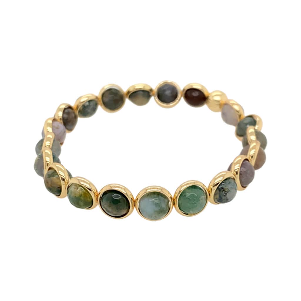 BRETT LAUREN Bracelets Indian Agate Mini Gemstone Bead Bracelet