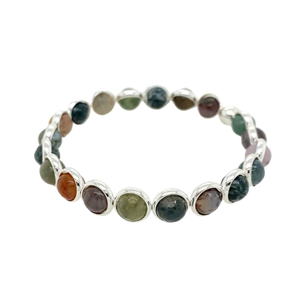BRETT LAUREN Bracelets Indian Agate Mini Gemstone Bead Bracelet