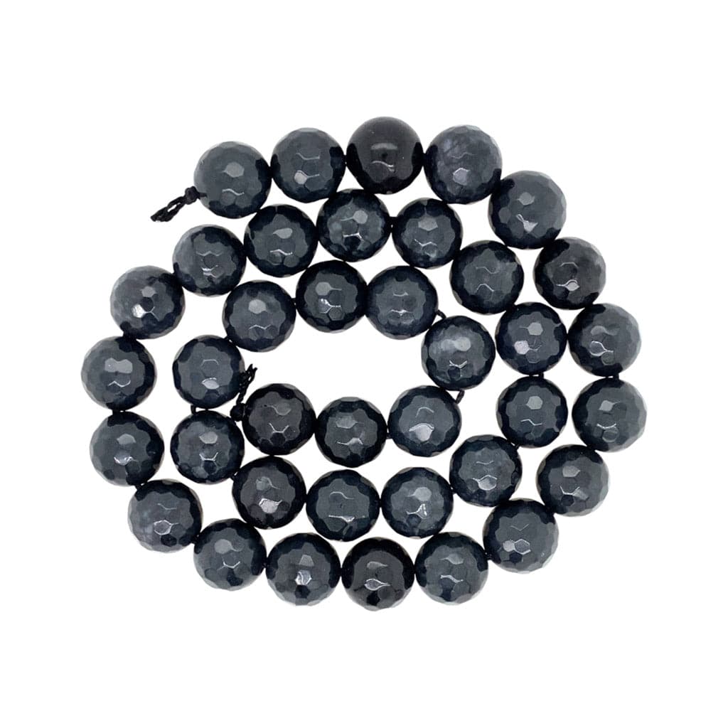 BRETT LAUREN Bracelets Inky Jade Gemstone Bead Bracelet