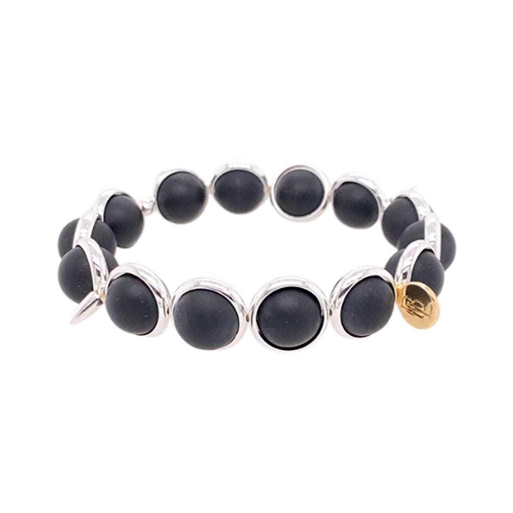 BRETT LAUREN Bracelets Matte Onyx Gemstone Bead Bracelet