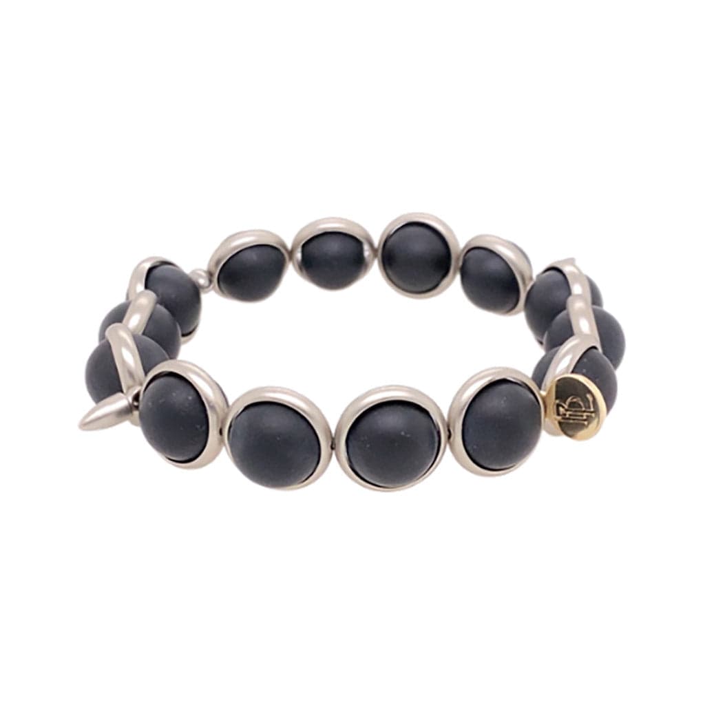 BRETT LAUREN Bracelets Matte Onyx Gemstone Bead Bracelet