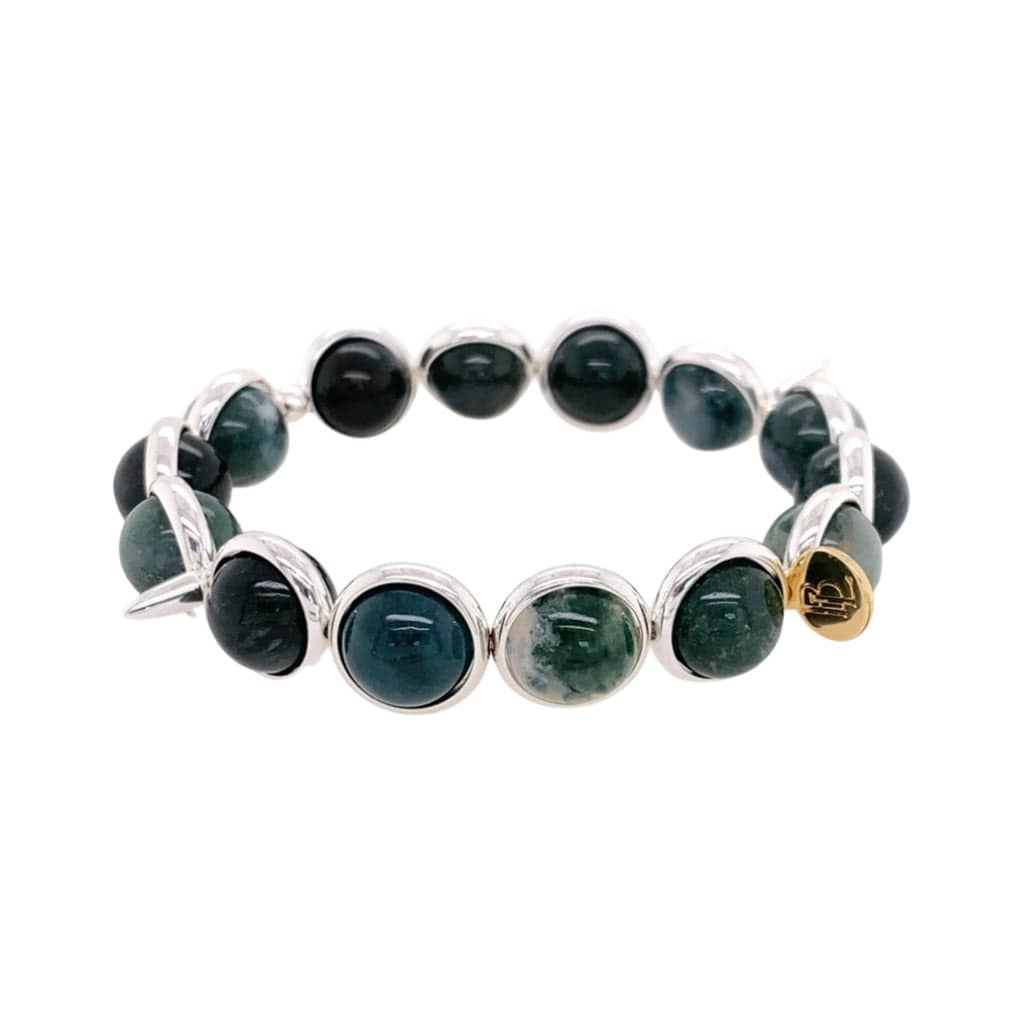 BRETT LAUREN Bracelets Moss Opal Gemstone Bead Bracelet