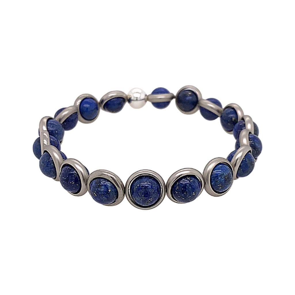 BRETT LAUREN Men's Bracelets Lapis Beaded Bracelet (men's)