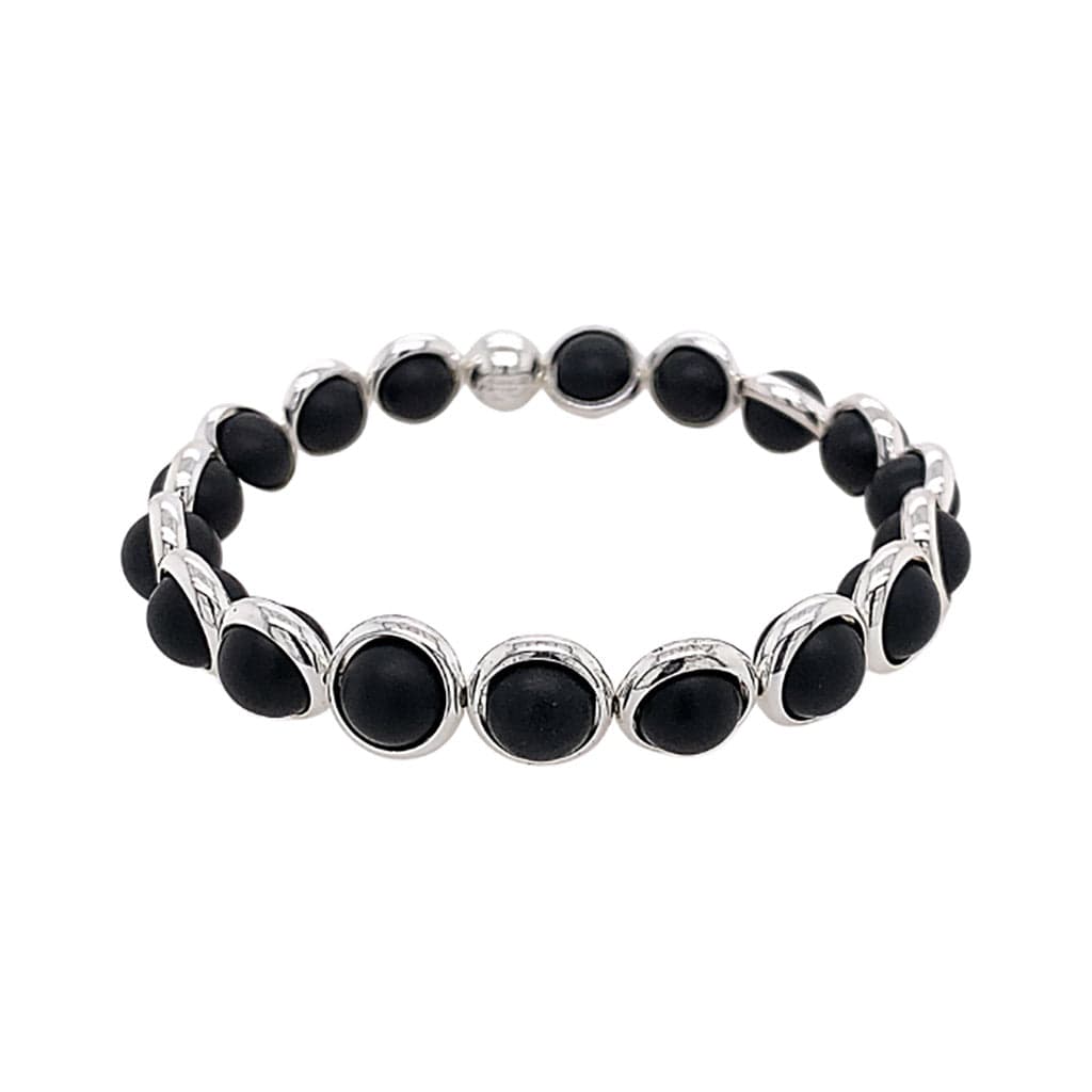 BRETT LAUREN Men's Bracelets Matte Onyx Beaded Bracelet (men's)