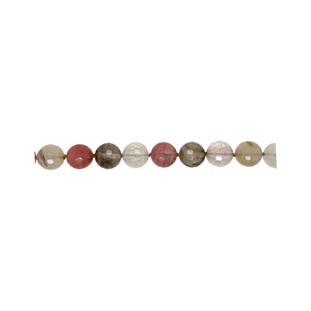 BRETT LAUREN Necklaces Cherry Amber Quartz Silk Knotted Necklace