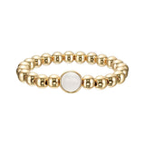 Angola Quartz Single Gemstone Bead Bracelet 8 mm
