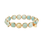 Aquamarine Gemstone Bead Bracelet 8 mm