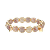 Australian Agate Gemstone Bead Bracelet 8 mm