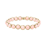 Blush Jade Mini Gemstone Bead Bracelet 6 mm