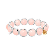 Blush Jade Gemstone Bead Bracelet 10 mm