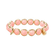 Blush Jade Gemstone Bead Bracelet 8 mm