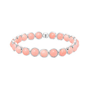 Blush Jade Mini Gemstone Bead Bracelet 6 mm