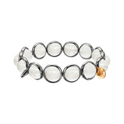 Crystal Faceted Gemstone Bead Bracelet 10 mm