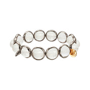 Crystal Faceted Gemstone Bead Bracelet 10 mm