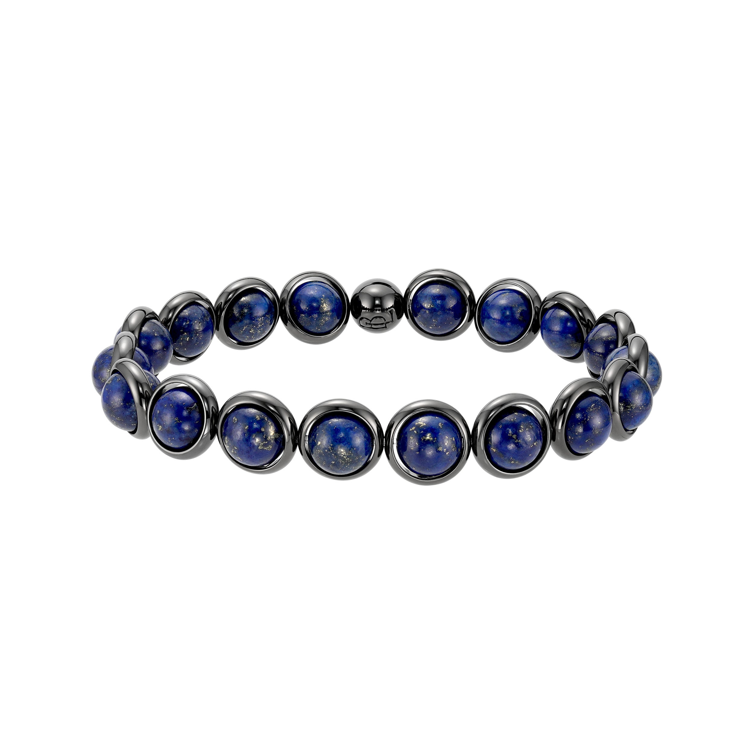 Lapis Gemstone Beaded Bracelet (men's)