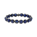 Lapis Gemstone Beaded Bracelet (men's)