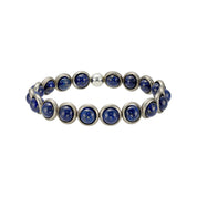 Lapis Gemstone Beaded Bracelet (men's)