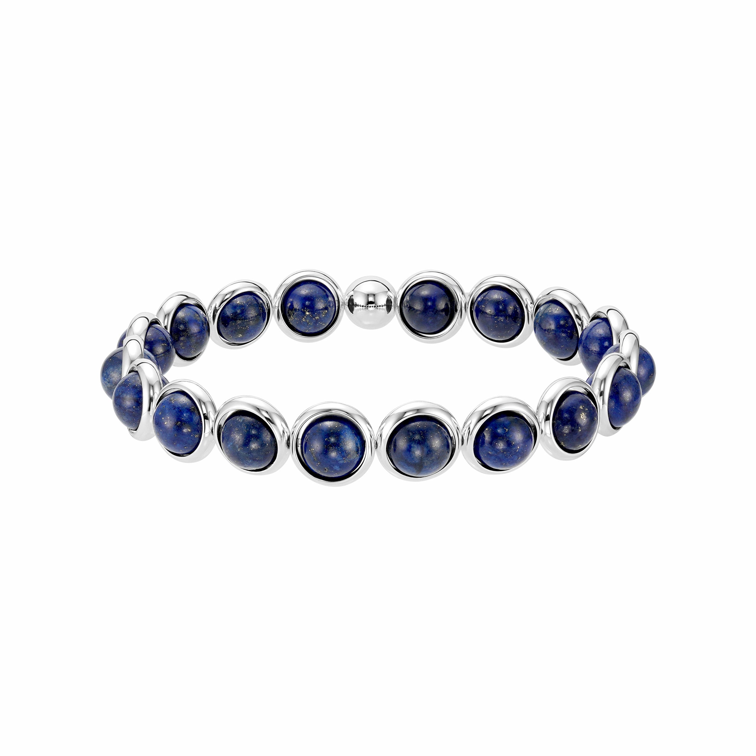 Lapis Gemstone Beaded Bracelet (men's)