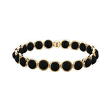 Matte Onyx Mini Gemstone Bead Bracelet 6 mm