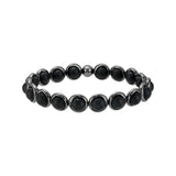 Matte Onyx Gemstone Beaded Bracelet (men's)