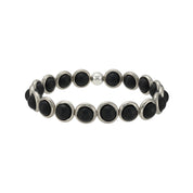 Matte Onyx Gemstone Beaded Bracelet (men's)