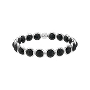 Matte Onyx Gemstone Beaded Bracelet (men's)