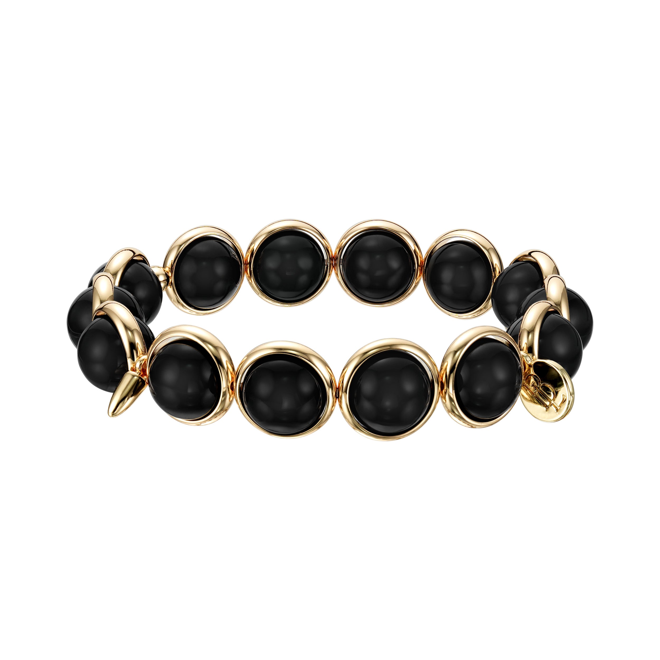 Matte Onyx Gemstone Bead Bracelet 10 mm