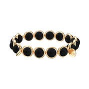 Matte Onyx Gemstone Bead Bracelet 8 mm